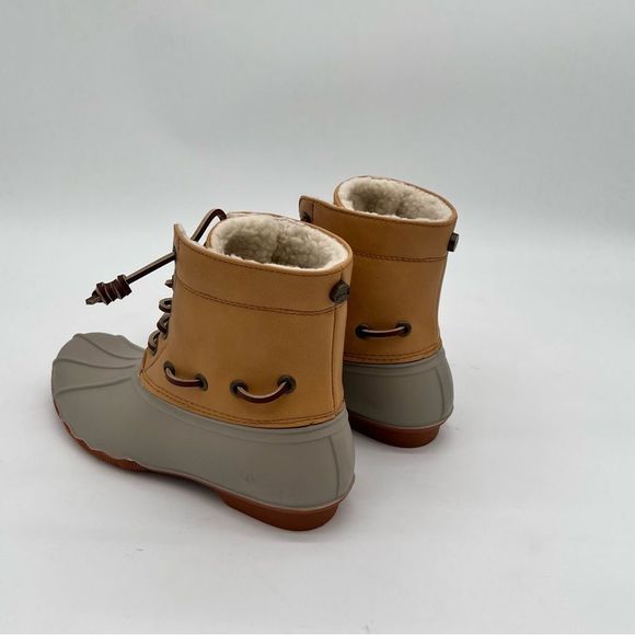 Seven7 Tan and Gray Winter & Rain Boots - Picture 6 of 12